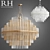 Elegant Emile Chandelier RH 3D model small image 1