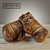 Artisan Vintage Leather Boxing Gloves 3D model small image 2