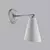 Sleek Tilt Cone Wall Sconce 3D model small image 3