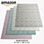 Modern Ivory Area Rugs 3D model small image 1