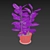 Title: Elegant Ficus Elastica Planter 3D model small image 3