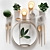 Elegant Table Setting Set 3D model small image 1