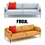 Elegant and Modern Dini Sofa 3D model small image 1