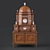 Vintage Biedermeier Display Cabinet 3D model small image 1