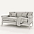 Modern Upholstered Sofa No. 2600 3D model small image 3