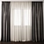 Elegance Embodied: Detailed Curtain Model 3D model small image 1