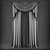 Classic Style Curtains 3D model small image 2