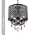Luxurious Black Escada Chandelier: 5 Light E14 * 60W 3D model small image 1