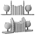 Global Voyage Bookends 3D model small image 3