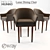 Lunar Ergonomic Dining Chair 3D model small image 1