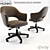 Elegant Eero Saarinen Swivel Chairs 3D model small image 1