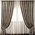 Elegant Curtain Model for 3D 3D model small image 1