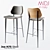 MIDJ Joe H75 Stool: Italian Elegance 3D model small image 1