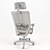 ErgoSwivel Office Chair: Premium Hydraulic Swivel 3D model small image 3