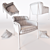 Modern Haddoc Lounge Chair 3D model small image 2