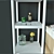 IKEA Bathroom Set: Hemnes Shelving Unit and Godmorgon/Broviken Vanity 3D model small image 2