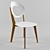 Eagle Melody T White: Stylish and Sturdy Designer Chair 3D model small image 1