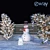 Polygonal Snowman UV Mapped 3D model small image 1