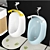 TOTO Kids Urinal & Wash Basin Combo 3D model small image 2