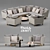 Sabi: Elegant & Versatile Outdoor Furniture 3D model small image 1