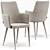 Glamour Dining Set: Holen Chair & Gwyneth Table 3D model small image 2