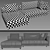 Natuzzi Melpot PBR Sectional 3D model small image 3