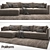 Poliform Bristol Sofa 3D model small image 2