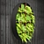 Elegant Fern Wall Panel 3D model small image 6