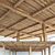 Versatile Wooden Ceiling Beams 3D model small image 1