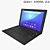 Sony Xperia Z4 Tablet 10" with Bluetooth Keyboard 3D model small image 1