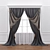 Classic Style Curtain Ensemble 3D model small image 1