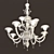 Venetian Elegance: Murano Chandelier 3D model small image 2