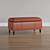 Elegant Emily Leather Ottoman 3D model small image 1