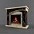  Artisanal Fireplace 3D model small image 2