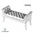 Elegant Henning Bench: Sophisticated Design 3D model small image 2