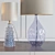 Elegant Blue Lamp Set - Heathfield & Co 3D model small image 2