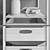 Versatile Ikea Vebered Storage Set 3D model small image 3