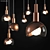 Copper and Glass Fusion: Wonderglass Calimero Suspension 3D model small image 1