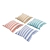 Colorful Striped Cushions: Add a Pop of Vibrance to Your Space 3D model small image 1