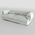 Oberon IPE Cavalli Sofa: Art Deco Glamour 3D model small image 1