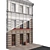 Historic Building Facade: Vray-ready, Low-poly 3D model small image 3