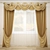 Corner-Tie Shadow Curtains 3D model small image 1