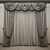 Corner-Tie Shadow Curtains 3D model small image 2