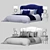 Luxury Fendi Casa Athenee Bed 3D model small image 2