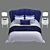 Luxury Fendi Casa Athenee Bed 3D model small image 3
