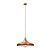 Elegant Copper Steel Suspension 3D model small image 1