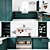 Devol Shaker Kitchen: Smeg Dual Fuel Oven, Miele Extractor, Villeroy & Boch Sink 3D model small image 3