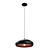 Industrial Chic Suspension Light - Steel, Black & Copper 3D model small image 1