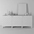 IKEA BESTÅ Hallstavik Storage Unit + Decor Set 3D model small image 3