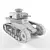 Soviet Toon Tank: MC-1 Powerhouse 3D model small image 2